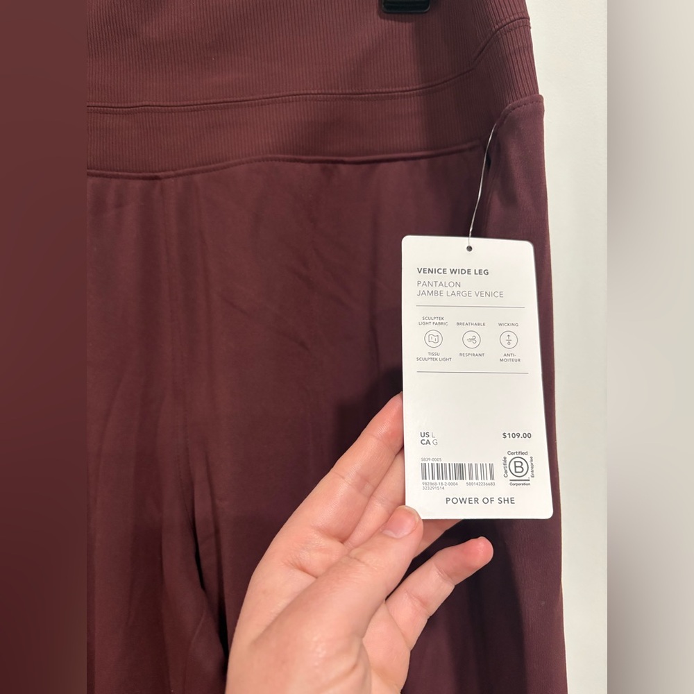 Athleta Venice High Rise Wide Leg Pant - Picture 4 of 5